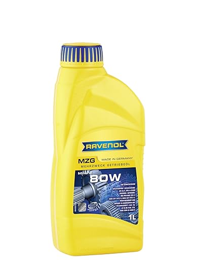 RAVENOL Mehrzweck-Getriebeöl MZG SAE 80 API GL-4, 1 Liter