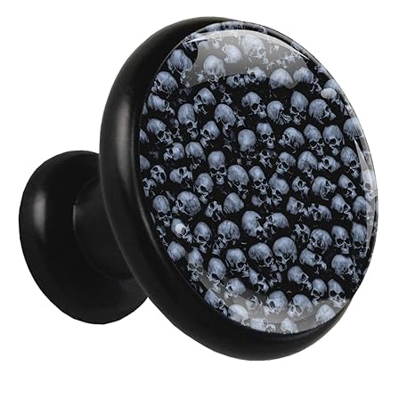 Küchenschrankknöpfe Haufen von Schädeln Schreibtischknöpfe Dorpmarket