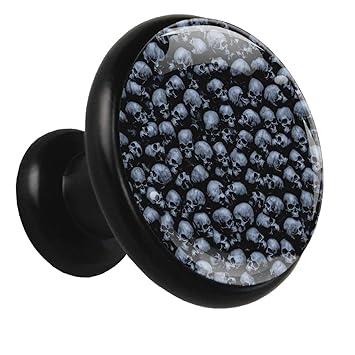 Küchenschrankknöpfe Haufen von Schädeln Schreibtischknöpfe Dorpmarket