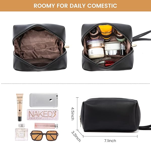 LOVEVOOK LAPTOP BAG FOR WOMEN 17.3 INCH LIGHTWEIGHT PU LAPTOP TOTE BAG, LARGE CAPACITY COMPUTER BAG WITH CLUTCH PURSE FOR BUSINESS, WORK, OFFICE, TRAVEL, SCHOOL, CASUAL(BLACK & LEATHER)