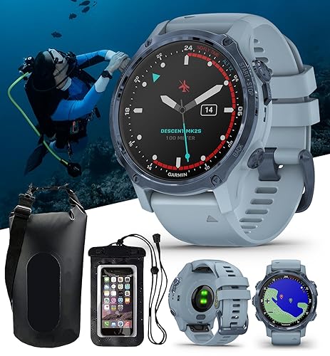 Garmin Descent Mk2S (Mineral Blue/Sea Foam) Dive Computer Watch