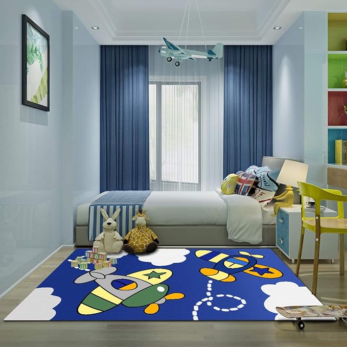 airplane rug for nursery