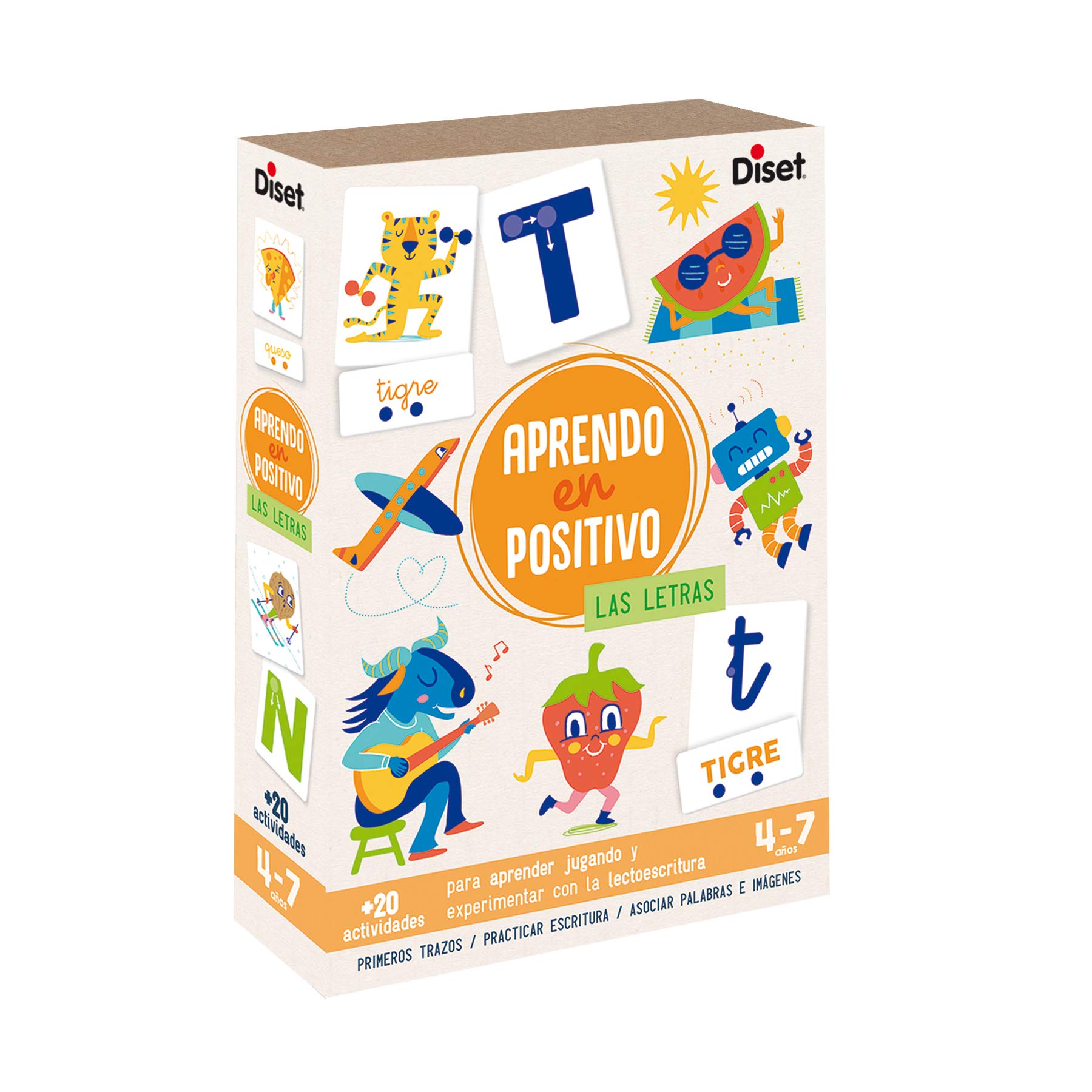 Diset 41203 Las Letras Game Learning in Positive, Multicoloured