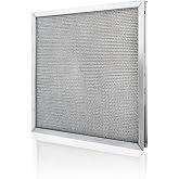 Commercial Kitchen Make Up Air (MUA) and Supply Fan Metal Mesh Air Filters- Used in Heater and Supply Fan Intakes (Two Pack of 16" x 25" x 1")