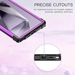 LONTECT for Galaxy S24 Ultra 5G Case Shockproof
