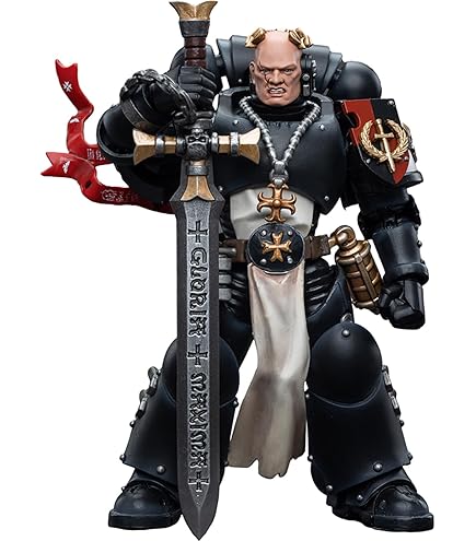 Amazon.com: JOYTOY Warhammer 40k Black Templars High Marshal