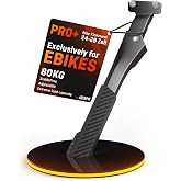 HENMI Bike Kickstand for 24"-29" Bicycle,2 Holes, Max Load 176LBS | Adjustable Height,Extra Stable,All-Terrain Non-Slip Kickstand for Mountain Bikes and E-Bikes