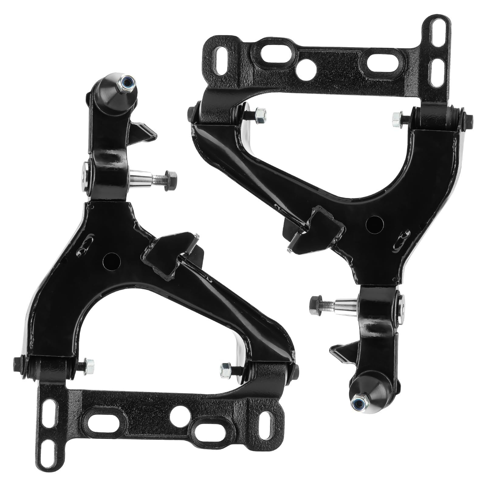 Photo 1 of 2pc Front Lower Control Arms with Ball Joints Fit for 02-07 Chevy Trailblazer GMC Envoy 02-06 Envoy XL 04-07 Buick Rainier 03-07 Isuzu Ascender 05-07 Saab 9-7X 04 Oldsmobile Bravada
