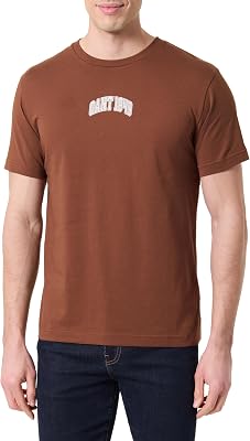 Graphic SS Tshirt Camiseta, Caoba, M Hombres