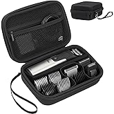 ZyCooom Beard Trimmers Case, Hair Clipper Shaving Hard Travel Case Compatible with Norelco Multigroom Series 9000/7000/5000/3000, OLOV, Ufree, Oneblade, Electric Body Shaver and Accessories -Black