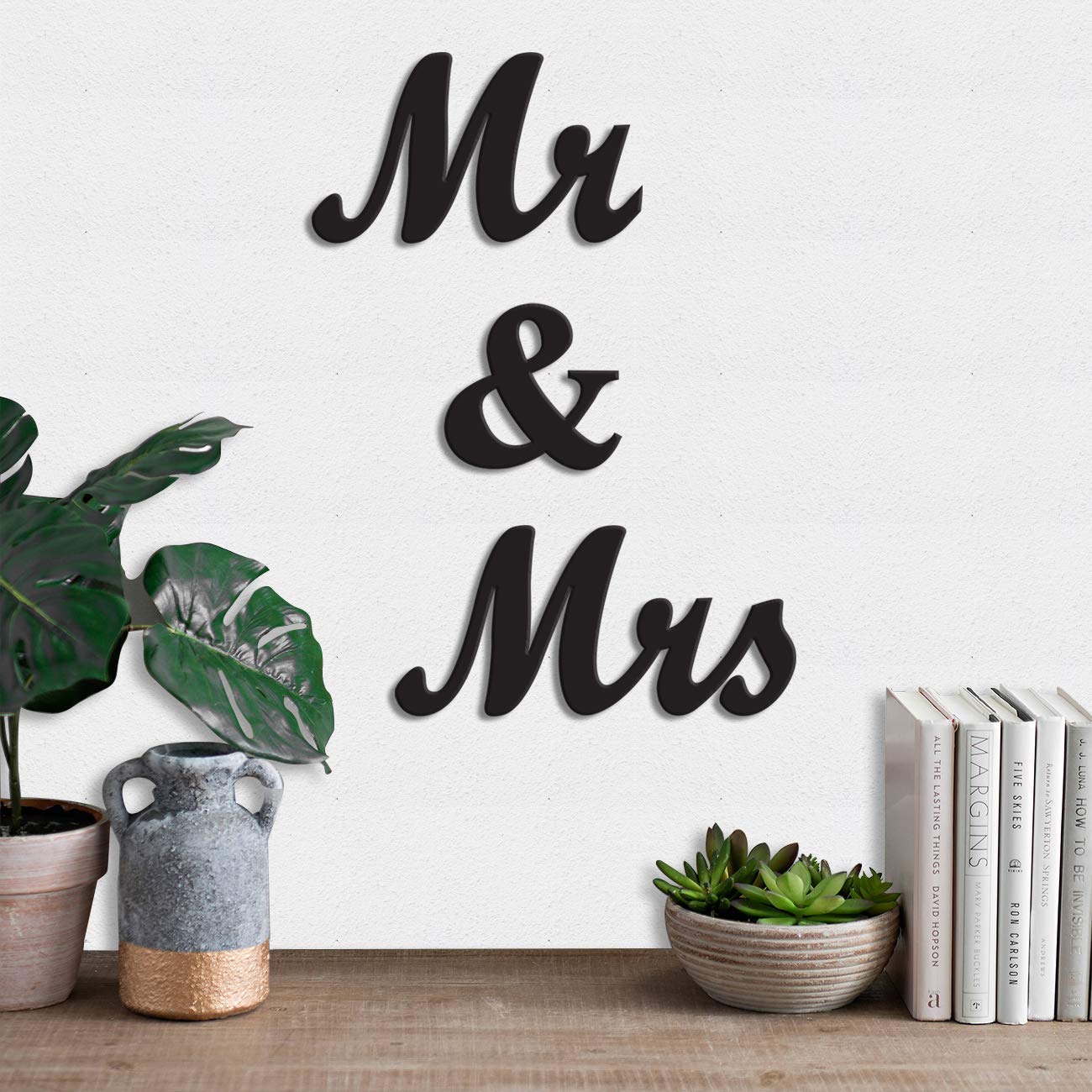 Buy Art Street Mr And Mrs Mdf Plaque Painted Cutout Ready To Hang