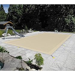 TANG 14'x34' Inground Pool Cover Winter Safety