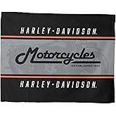 Northwest Harley-Davidson Vintage Stripes Rally Towel, 15 x 18 in | Officially Licensed, Authentic 100% Polyester, Soft Absorbent Fabric, Portable Event Essential, Machine Washable