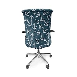 Ambesonne Nautical Office Chair Cover, Marine
