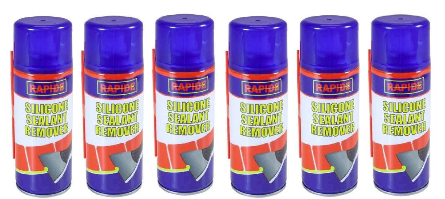6 x Silicone Sealant Remover Fast Acting Aerosol Spray Cans Rapide 200ML New Amazon.co.uk DIY