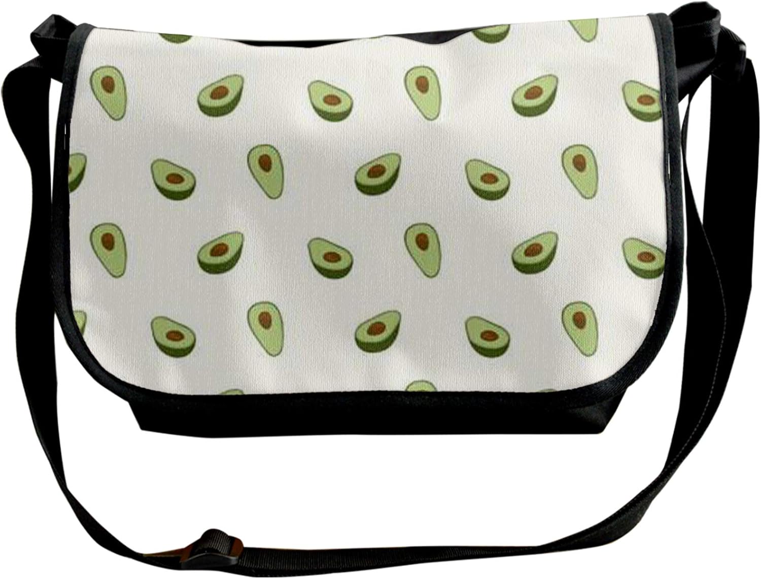 Avocado Printed Messenger Bag Classic Shoulder Bag Satchel