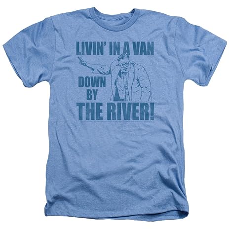 Saturday Night Live SNL comedy TV show Livin In A Van Adult Heather T-Shirt Tee