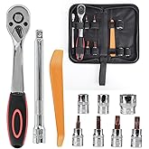 Hardtop Door Removal Tool Kit Compatible with Jeep Wrangler JK JKU JL JLU JT Gladiator Unlimited Sport Sahara Rubicon X,Torx Tools Set Socket for Removal of Door/Roof/Spare Tire/Other Hardware Devices