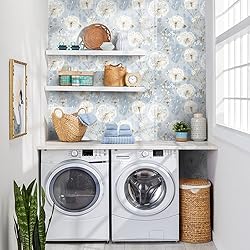 Nukofal Floral Peel and Stick Wallpaper Dandelion