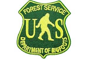 HIESPU STORE US Forest Service Department of Bigfoots Embroidered Iron On Patch
