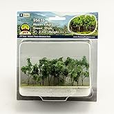 Woods Edge Trees Green 2'' to 2.5'' N-scale 15/pk