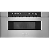 30 in. Haven Coll 1.2 cu. ft. Built-in Microwave Drawer, Stainless Steel | Cosmo COS-MWD3012NHSS Automatic Presets, Touch Controls,10 Power Levels, 1000W, Defrost Functions, Child Lock Function