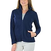 ToBeInStyle Women's Zip Up High Collar Polar Fleece Jacket