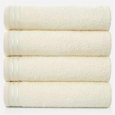 GC Gaveno Cavailia Wilsford Egyptian Cotton Bath Towels 4 Pack 75x135 cm