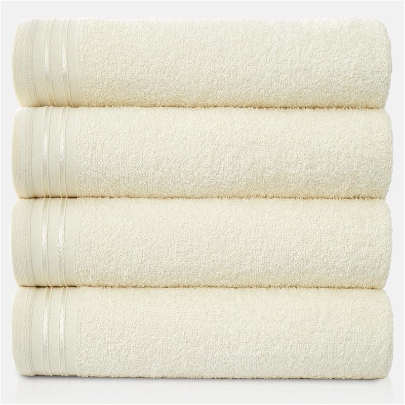 GC Gaveno Cavailia Wilsford Egyptian Cotton Bath Towels 4 Pack 75x135 cm