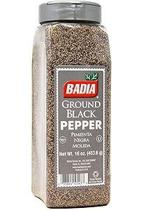 Badia Ground Black Pepper, 4 Lb - Premium Freshly Ground Seasoning For Cooking