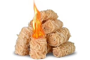 SUNLIFER Natural Fire Starters for Grills: Premium Waterproof Quick Firestarters Sticks | Odorless Fire Starter for Campfires | Fireplaces | Wood Stove | BBQ | Smoker | Fire Pit - 72 pcs