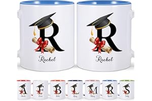 Personalized Class of 2026 Mugs for PhD Custom Graduation Mug with Initial Customized Graduation Coffee Mug Bulk for Graduate