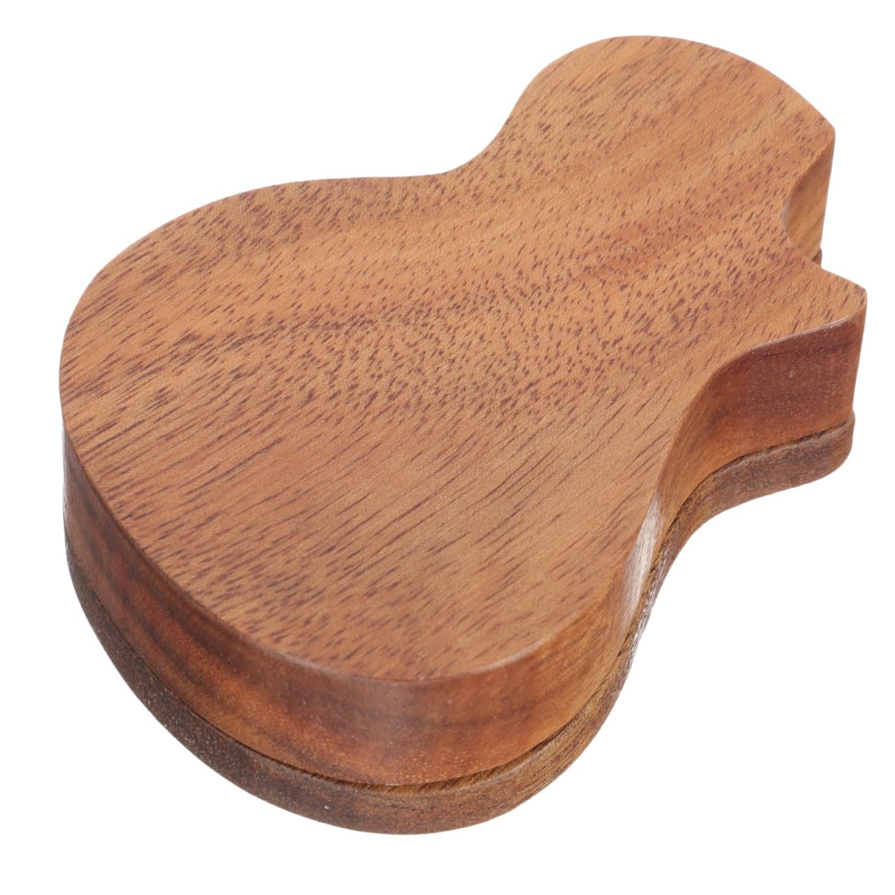 DEARMAMY Guitar Pick Punch 1 Pcs Guitar Pick Box Wood Holder Guitar Shaped Box Storage s Accessories for Guitarist Boyfriend Husband