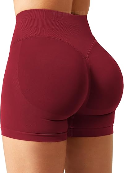 YEOREO SoftHue Damen Sport Shorts Invisible Scrunch Butt Lifting Gym Workout Shorts 4.5\