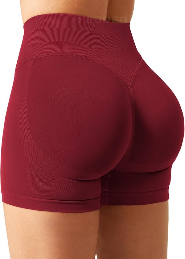 YEOREO SoftHue Damen Sport Shorts Invisible Scrunch Butt Lifting Gym Workout Shorts 4.5\
