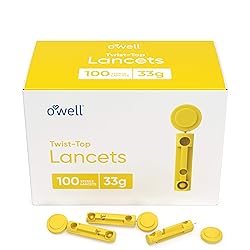 OWell Lancing Device Kit + 100 Sterile O'WELL Twist