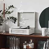 Crosley Voyager Portable Turntable Bluetooth 3-Speed Suitcase Vinyl Player view 9