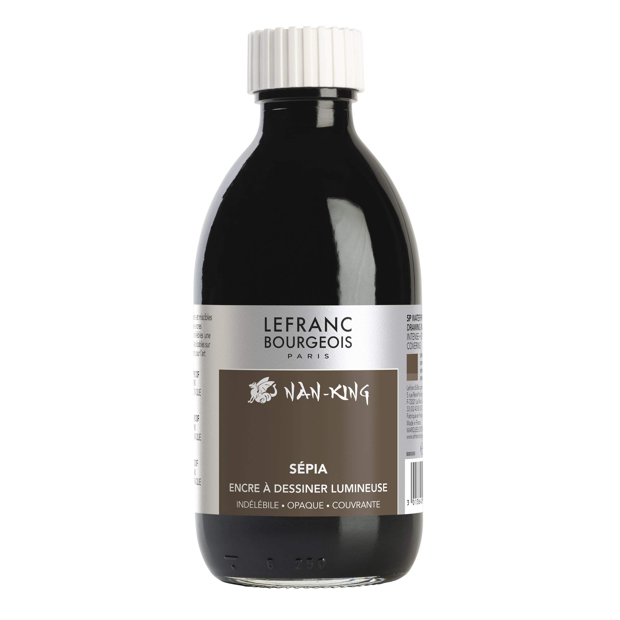 Lefranc & Bourgeois Nan King Calligraphy and Drawing Ink 250ml - Kalligrafie - und Zeichentusche Sepia — image 1