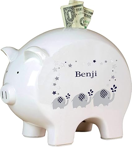 baby piggy banks personalized