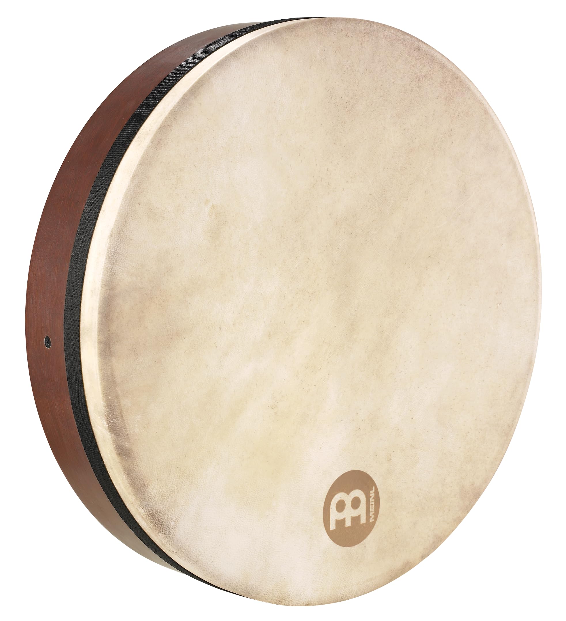 Meinl Percussion Celtic Bodhran Instrument - Large Hand Drum with Cross Braces and Goat Skin - 18 Inches - Tunable - Siam Oak, Brown (FD18BO)