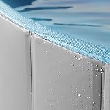 Yaheetech PVC Foldable Pet Pool 120x30cm Portable Bathing Tub Gray view 8