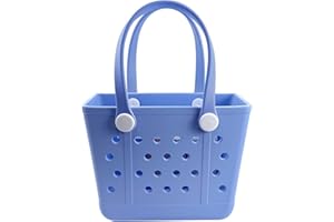 Addoklm Lightweight Extra large Rubber Beach Bag Small mini Tote Bag for Gym Waterproof medium Open Handbag for Pool Sports