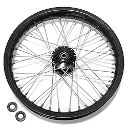 TOFR 21" 18" Front Rear Spoke Wheels Hubs Rims for