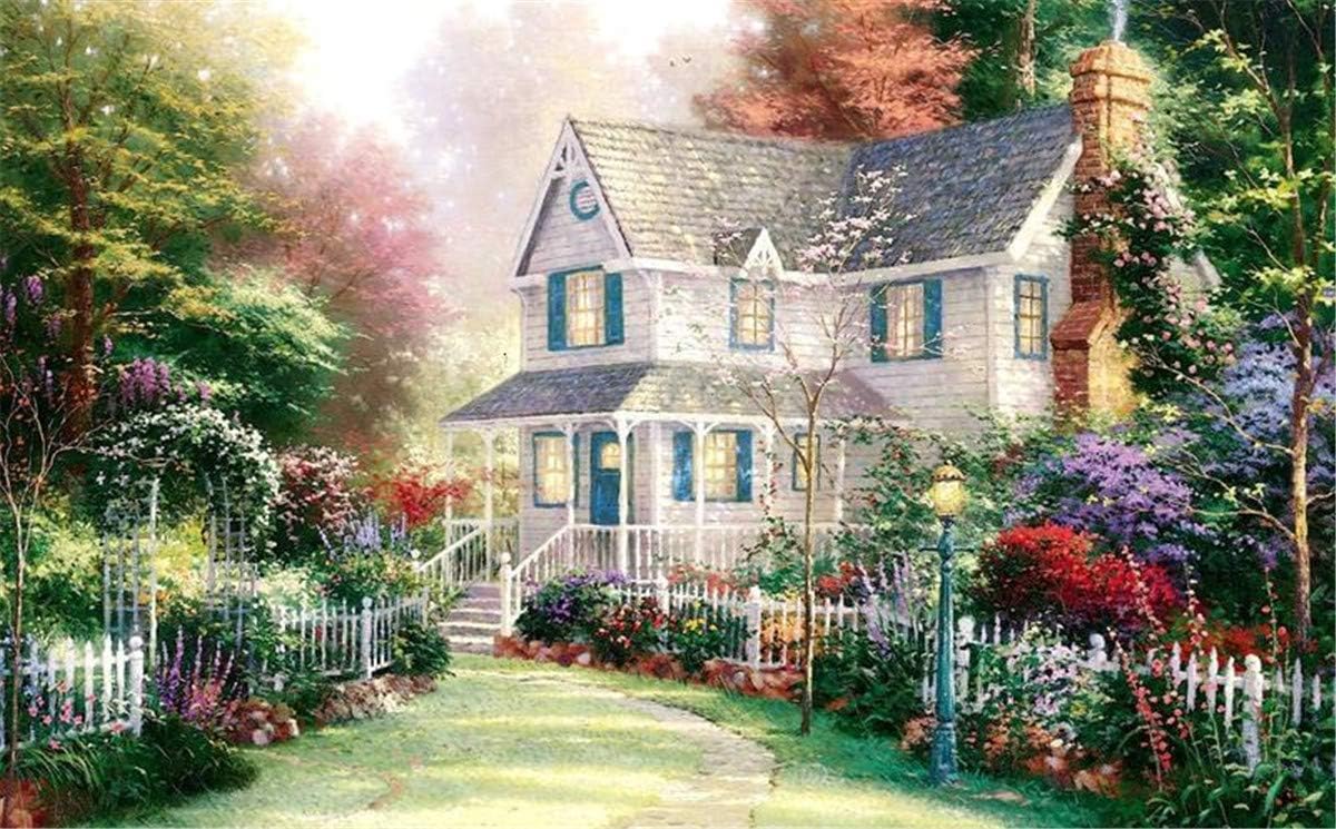 Adults 1000 Pieces Puzzle - Fantasy Forest Hut Jigsaw Puzzles Up to 1000 Pieces for Adults & Kids