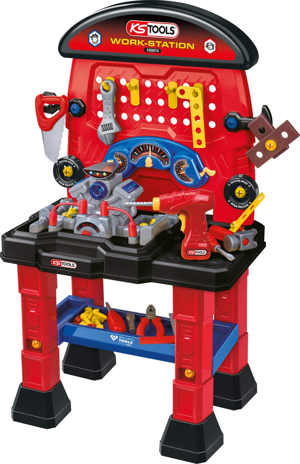 KS Tools 100074 Workstation | Workbench for Children