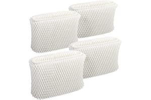 XIMOON WF2 Humidifier Filter Replacement for Vicks & Kaz Starry Night Cool Mist Humidifier V3500N V3700 V3100 V3900, Fit for Honeywell HCM-300T HCM-350 WA-8D Filters for Sunbeam 1118 1119-4 Pack