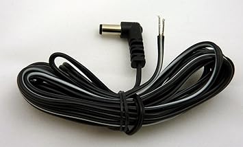 Amazon Com Philmore Right Angle Dc Power Plug With 6 Feet Cable 2 5mm I D 5 5mm O D Tc250 Surveillance Camera Cables Camera Photo