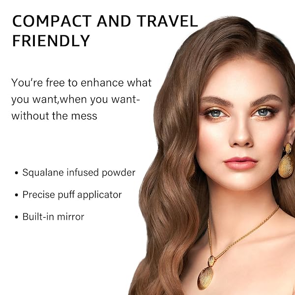 ROOT TOUCH UP HAIR COLOR POWDER FOR CONCEALING HAIR LOSS AND THINNING, GRAY HAIR SHADOW POWDER ROOT COVER UP HAIRLINE POWDER FOR WOMEN MEN EYEBROWS, BEARD LINE (BLONDE, 0.14 OUNCE)