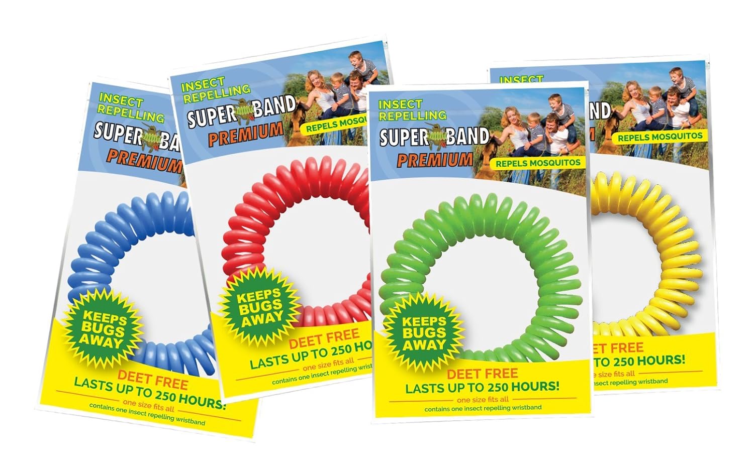 SuperBand Premium Insect Repellent Bracelets (25 Pack)