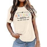 MYHALF Mental Health Shirt Positive Shirts - Women Motivational Shirt Mental Health Matters Tee Mental Health Gifts